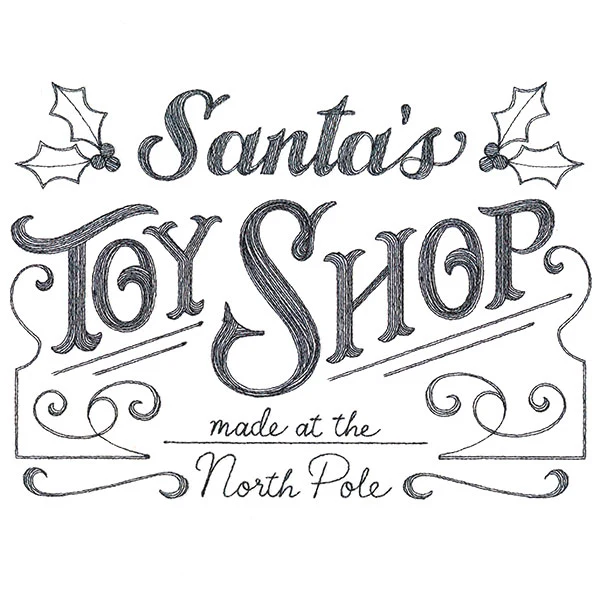 Santa's Toy Shop Market Sign - Image 9