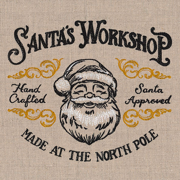 Santa's Workshop - Made at the North Pole Market Sign - Image 3