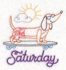 Saturday Dachshund (Vintage) - Image 2