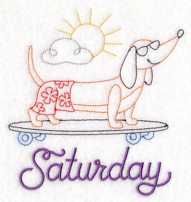Saturday Dachshund (Vintage) - Image 3