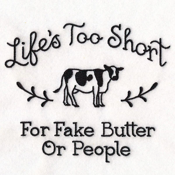 Saucy Kitchen Sayings - Life's Too Short