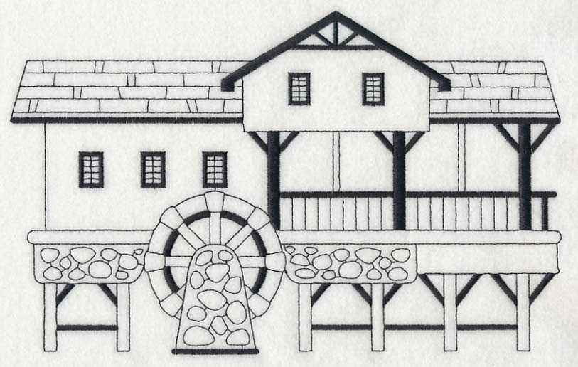 Saw Mill (Blackwork) - Image 5