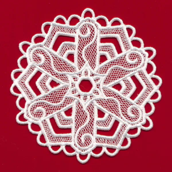 Scalloped Snowflake (Lace) - Image 4