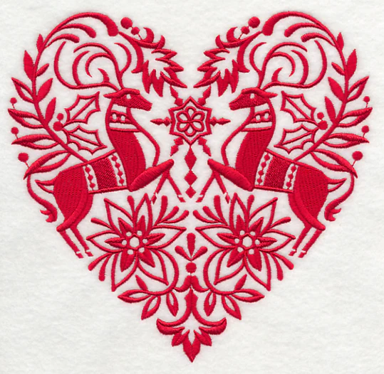 Scandinavian Christmas Heart - Image 2