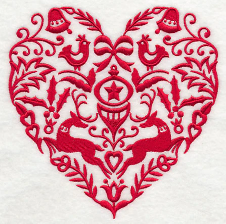 Scandinavian Christmas Heart - Image 3