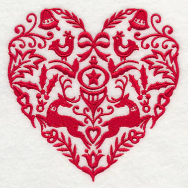 Scandinavian Christmas Heart - Image 4