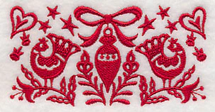 Scandinavian Christmas Ornament Border - Image 5