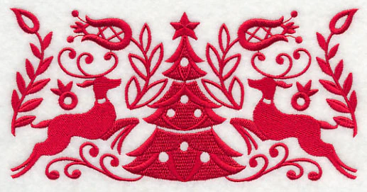 Scandinavian Christmas Tree Border - Image 2