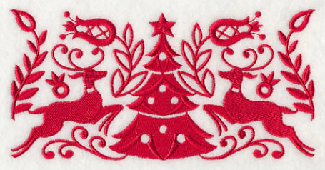 Scandinavian Christmas Tree Border - Image 3
