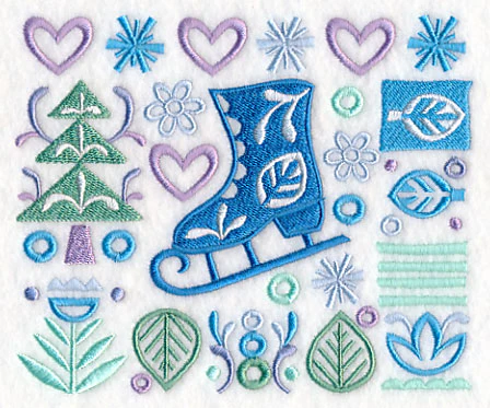 Scandinavian Ice Skate Panel - Image 3