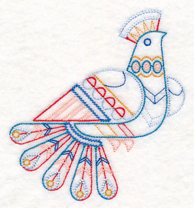 Scandinavian Winter Bird 1 (Vintage) - Image 4