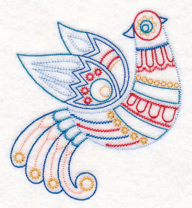 Scandinavian Winter Bird 2 (Vintage) - Image 4