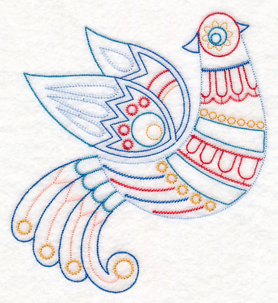 Scandinavian Winter Bird 2 (Vintage) - Image 6