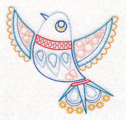 Scandinavian Winter Bird 3 (Vintage) - Image 4