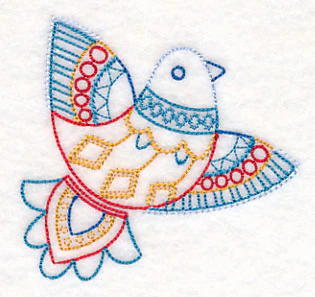 Scandinavian Winter Bird 4 (Vintage) - Image 5
