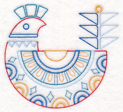 Scandinavian Winter Bird 5 (Vintage) - Image 4