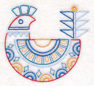 Scandinavian Winter Bird 5 (Vintage) - Image 5
