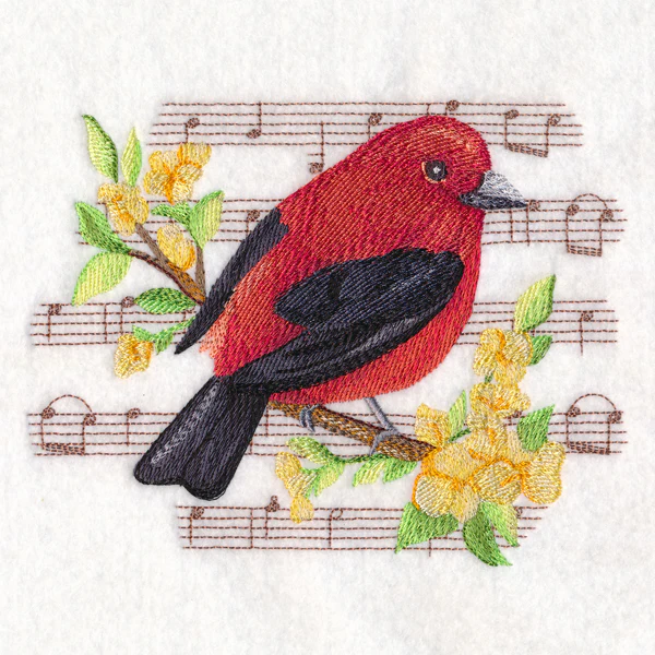Scarlet Tanager in Watercolor - Image 3