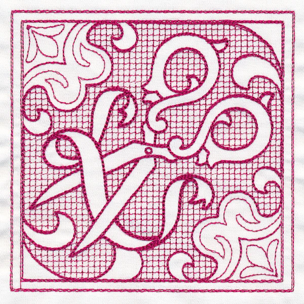 Scissors Square (Trapunto) - Image 4