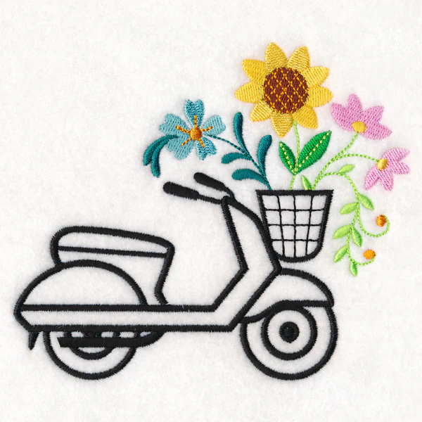 Scooter in Bloom - Image 2