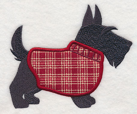 Scottie in Sweater (Applique) - Image 2