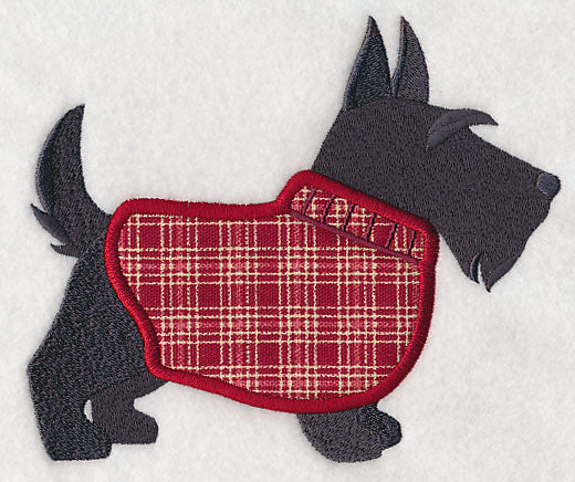 Scottie in Sweater (Applique) - Image 5