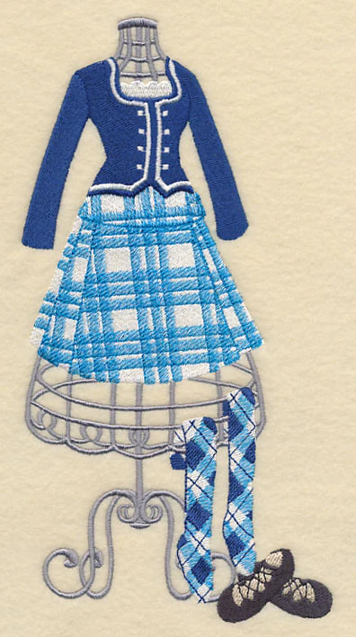 Scottish Dance Dress Form - Image 2
