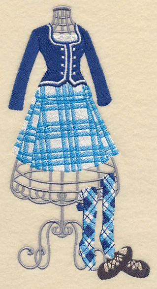 Scottish Dance Dress Form - Image 3