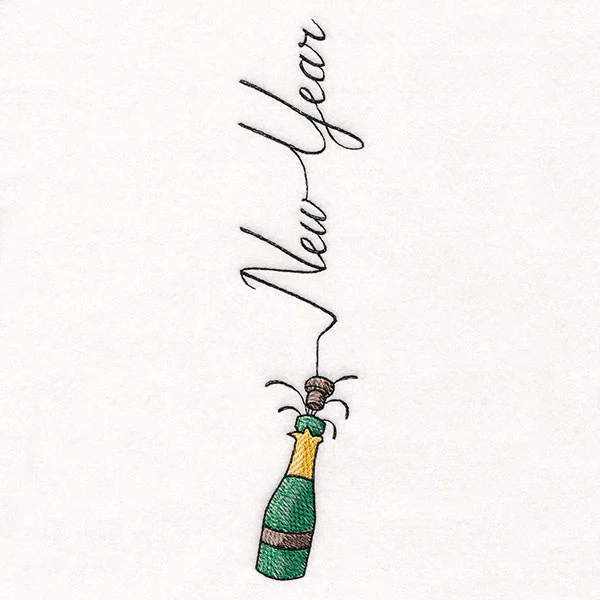 Scripted New Years Champagne - Image 2