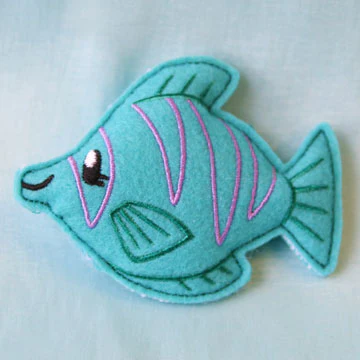 Sea Life Fish Stuffie (In-the-Hoop) - Image 2