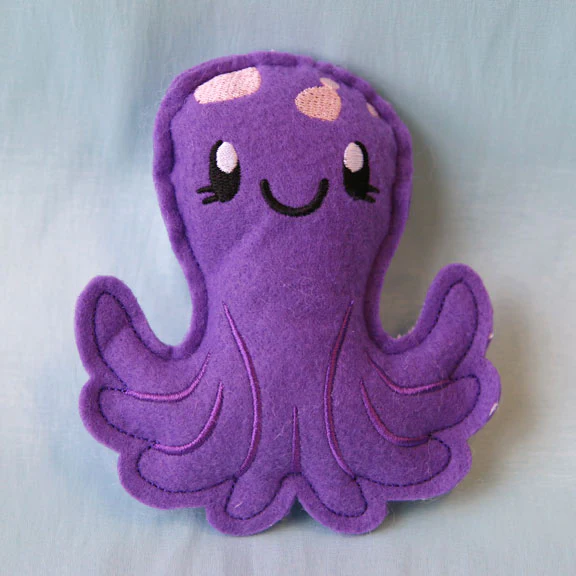 Sea Life Octopus Stuffie (In-the-Hoop) - Image 3