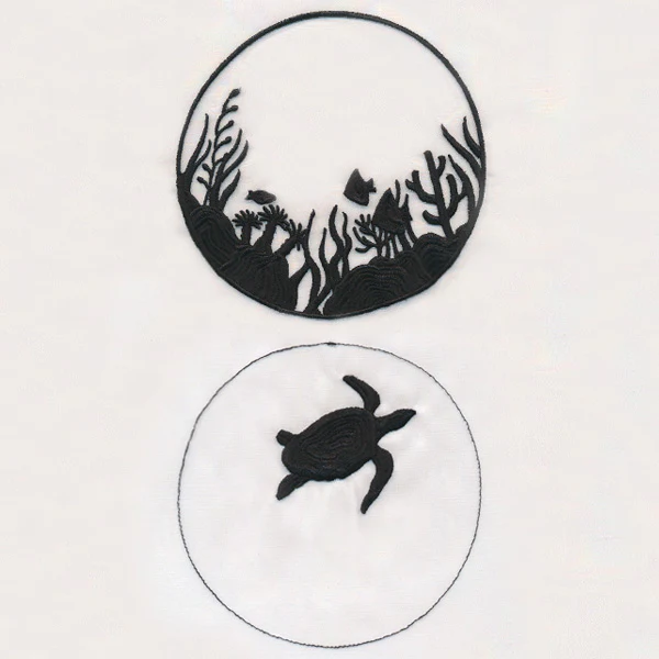Sea Life Shadowbox (Organza) - Image 2