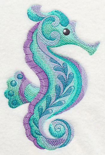 Seahorse in Watercolor - Image 2