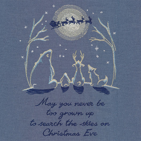 Search the Skies on Christmas Eve Animal Scene - Image 3