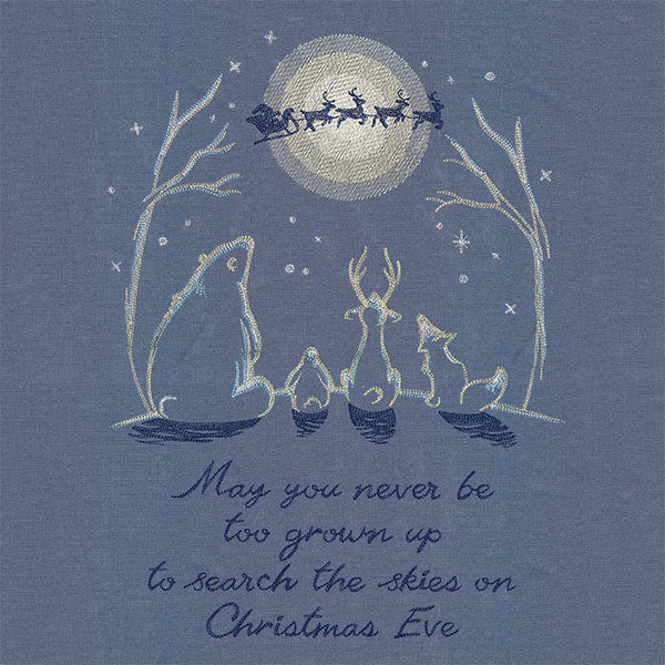 Search the Skies on Christmas Eve Animal Scene - Image 7