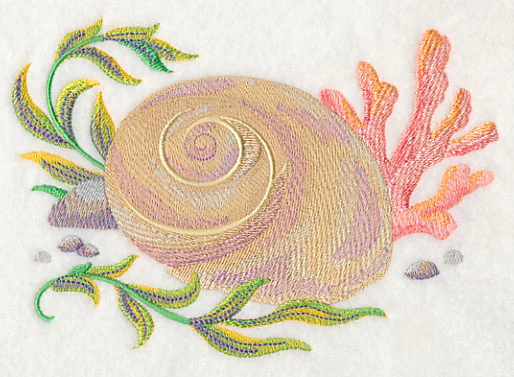 Seashell 2 in Watercolor - Image 3