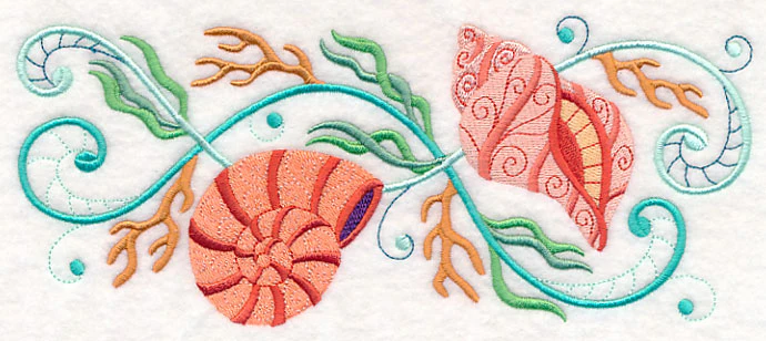 Seashell Potpourri Border - Image 2