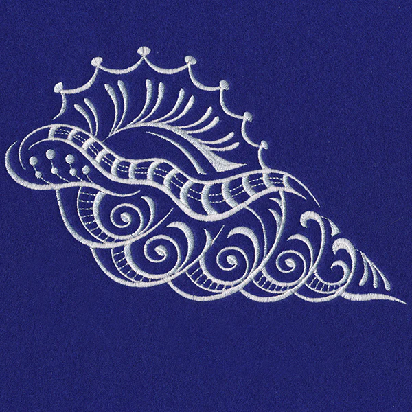Seashell (Whitework) - Image 3
