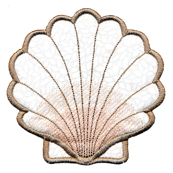 Seaside Fan Shell Trivet (In-the-Hoop) - Image 3