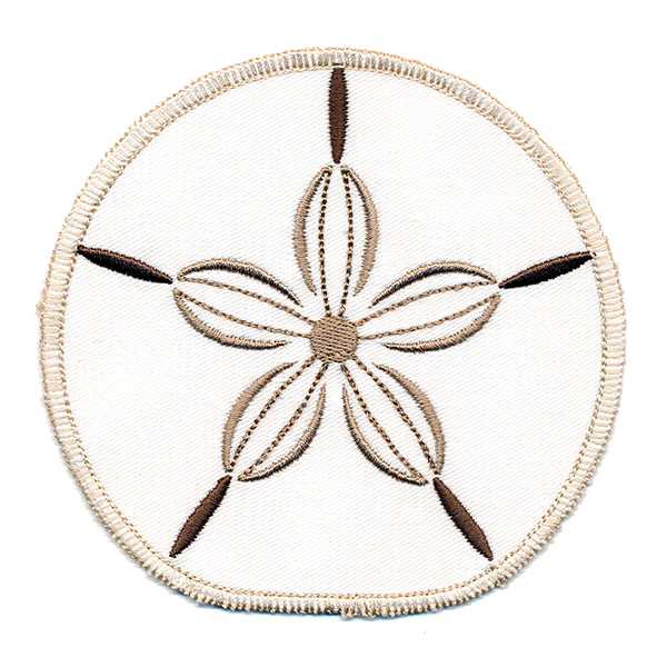 Seaside Sand Dollar Coaster (In-the-Hoop) - Image 3