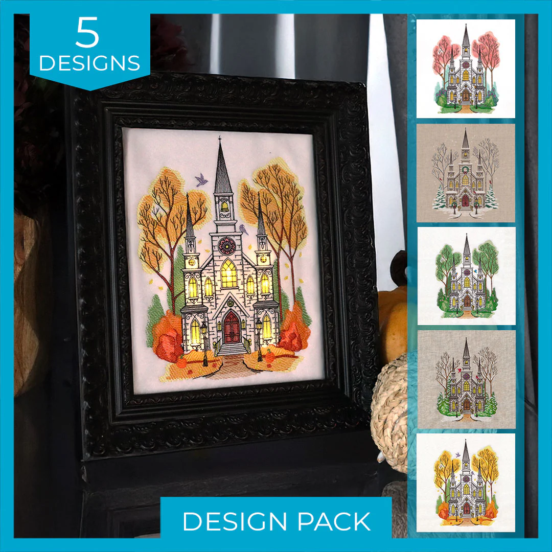Seasonal Churches Design Pack - Image 4