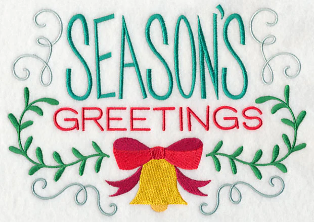 Season's Greetings and Bell - Image 4