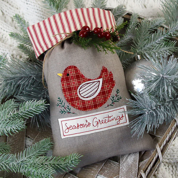 Season's Greetings Country Bird (Crafty Cut Applique) - Image 6