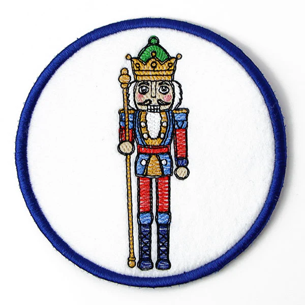 Season's Greetings Nutcracker Coaster 1 (In-the-Hoop) - Image 5