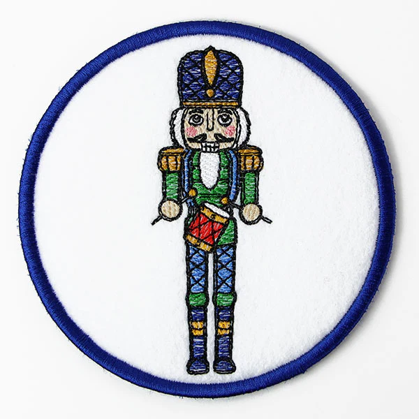 Season's Greetings Nutcracker Coaster 2 (In-the-Hoop) - Image 2