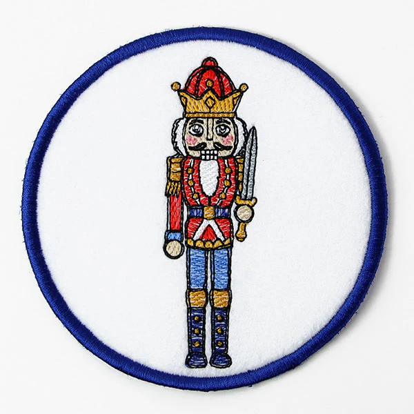 Season's Greetings Nutcracker Coaster 3 (In-the-Hoop) - Image 2
