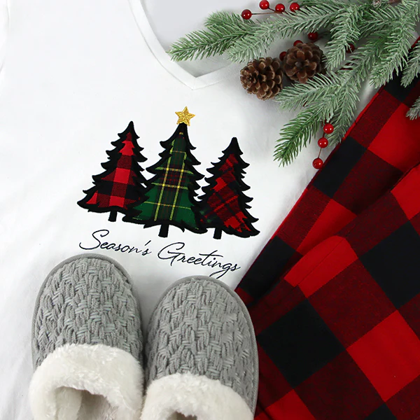 Season's Greetings Trees (Applique) - Image 6