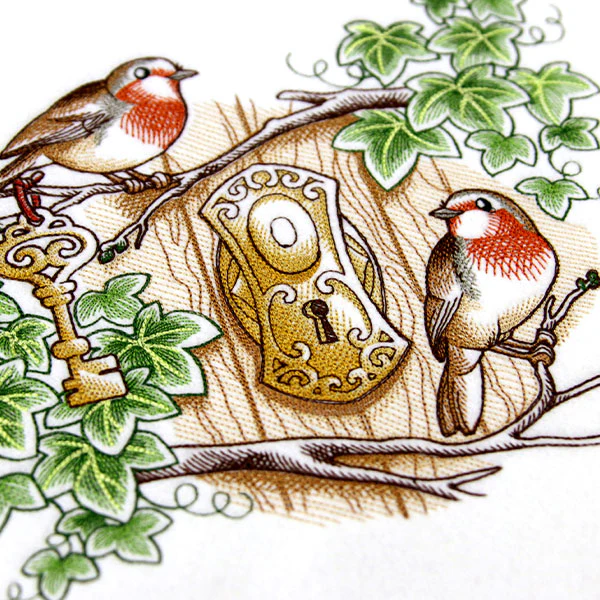 Secret Garden with English Robins - Image 6