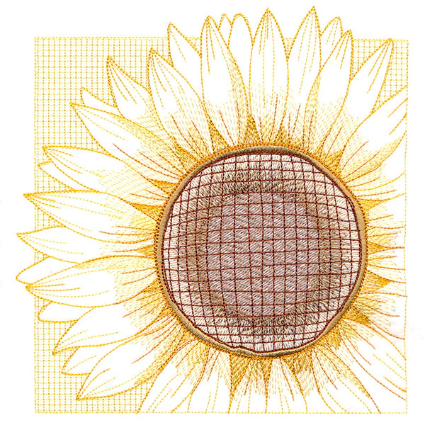 Sensational Sunflower (Trapunto) - Image 9