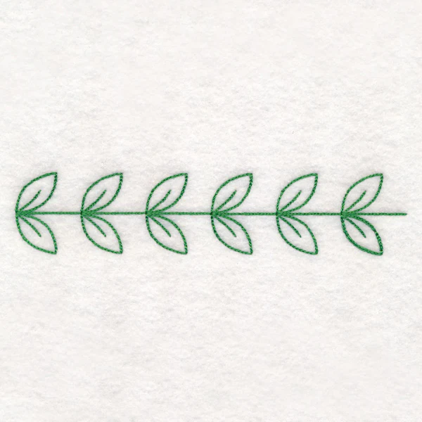 Serene Leaf Border (Vintage) - Image 2